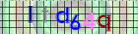 Blue Captcha Image