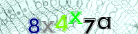 Blue Captcha Image