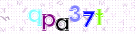 Blue Captcha Image