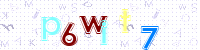 Blue Captcha Image