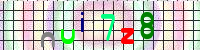 Blue Captcha Image