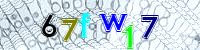 Blue Captcha Image