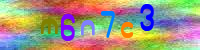 Blue Captcha Image