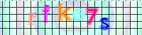 Blue Captcha Image