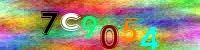 Blue Captcha Image