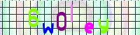 Blue Captcha Image