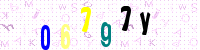 Blue Captcha Image