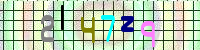 Blue Captcha Image